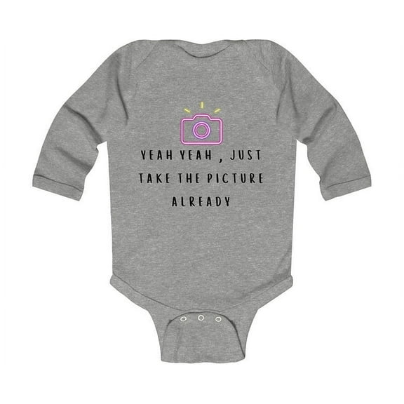 The Kawaiiverse Baby Talk Infant Baby unisex Boy & Girl Long Sleeve Bodysuit