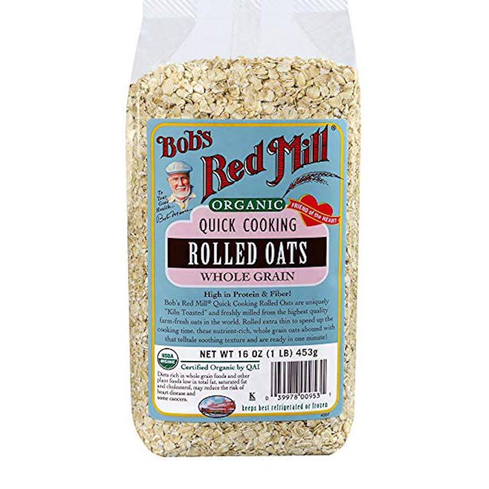 Bob's Red Mill Organic Quick Cooking Rolled Oats, 16 Ounce (Pack of 4