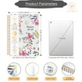 thumbnail image 5 of Academic Planner 2025-2026 Calendar Notebook（Jul.2025-Jun.2026,6.3"x8.5") Weekly Monthly Planner for Women Men 2025-2026 Planner Supplies-Flower, 5 of 7