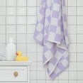 thumbnail image 3 of Your Zone Kids Bath Towel Cotton Blended Fabric, Purple, 3 of 8