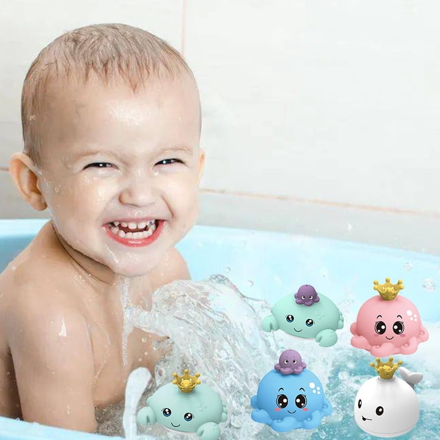 Juguete de ducha con rociador de agua para baño, juguete de baño para niños, rociador de inducción eléctrico para ducha, juguete de baño para niños, diseño aerodinámico