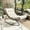Beige, variant on Outdoor Lounge Chairs, Papasan Rocking Chair, Oversized Egg Chair with Adjustable Tilt & Removable Cushion, 450 Lbs Capacity Rust-Proof Steel Frame for Patio, Porch, Poolside, Gray