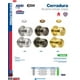 thumbnail image 2 of Cerradura De Pomo Copa Para Baño Latón Antiguo 22po Lock L.O.C.K. 22PO, 2 of 3