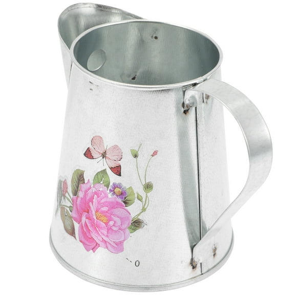 Decoration Tin Color Flower Pot Retro Style Vase