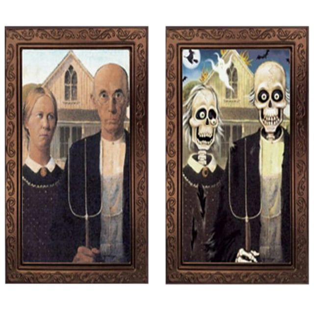 AKEGAMN 3D Ghost Photo Frame Horror Photo Frame Make Face Halloween Party Decoration