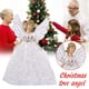 thumbnail image 4 of Adorno para árbol de Navidad, ángel para árbol de Navidad, ángel navideño tradicional, adorno de plástico para árbol de Navidad, 4 of 5