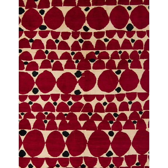 Ahgly Company Indoor Rectangle Abstract Light Copper Gold Abstract Area Rugs, 2' x 3'