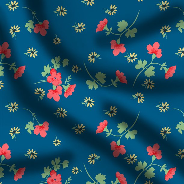 eloriadécor Floral Printed Fabric Crafting Sewing and Quilting Dress