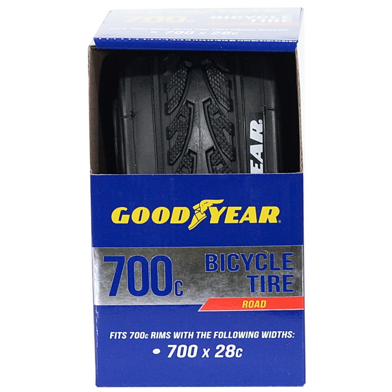 Goodyear Tires 700c x 28mm Folding Hybrid Bike Tire Black Walmart