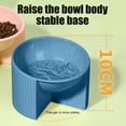 thumbnail image 5 of Spill Proof Elevated Cat Bowl with 15° Tilt & Wide Mouth, Non-Tip Food and Water Dish for Cats and Small Dogs, BPA-Free Plastic, 5 of 5