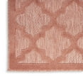 thumbnail image 2 of Nourison Easy Care Indoor/Outdoor Coral/Orange 6' x 9' Area Rug, Moroccan, Trellis, Bedroom, Living Room, Backyard, Deck, Patio, Easy Clean, Non Shedding, 2 of 11