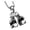 Silver, variant on Duan Hip-Hop Punk New Stainless Steel Biker Boxing Gloves Necklace Fighting Glove Chain Pendant Necklace