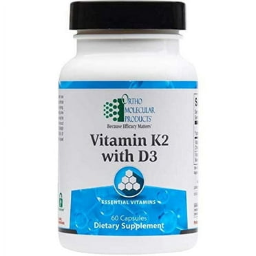 Vitamin K2 with D3 (60ct) Ortho Molecular Products