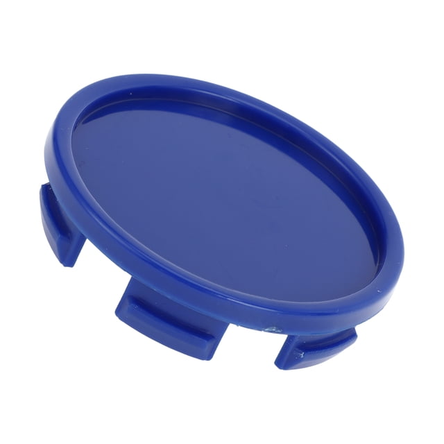 Tapa central de rueda universal Unique Bargains, cubierta de llanta, tapa de plástico de 58 mm, 2.28" de diámetro, azul