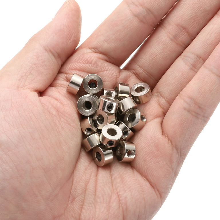 Double Split Clamp-On Shaft Collar 5/8" Bore Two-Piece Clamping Collar 1 5 16 Od 7 16 Width Stainless Steel 8070c4e1 4493 404b Aff2 9237e0f224b4.82f74c045f72747e4a2445a6656eb153