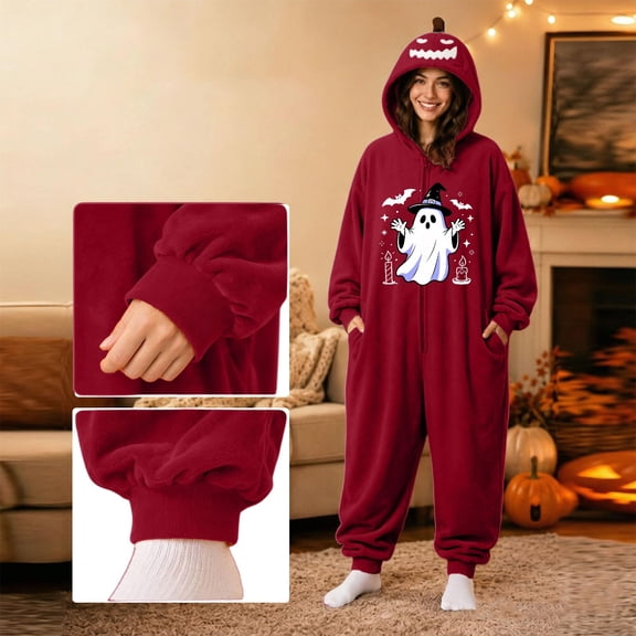 Couples Jumpsuit Costume For Halloween Matching Loungewear, Home Gatherings, Themed Photos, Cosplay Events And Role Play For Halloween Parties, Family Gatherings, Photos And Cosplay