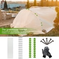 thumbnail image 5 of Fiberglass Greenhouse Garden Support Hoops with Clips Connectors for Raised Beds, 5 of 6