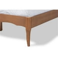thumbnail image 4 of Baxton Studio Marieke King Size  Ash Brown Finished Wood Bed Frame, 4 of 9