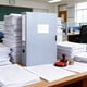 thumbnail image 5 of File Box Thickened Polypropylene Office Supplies Foldable A4 Retros-Style Document Box Plastic File Storage Box, 5 of 6