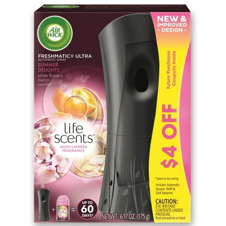 refill pack freshener 2 air (Gadget Refill), Automatic Air Air Freshmatic Delights, Wick Summer  Spray  Kit 1 Scents Life