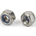 thumbnail image 1 of FONDOTIN 180Pcs Stainless Steel Locknuts for Mechanical Joining with Shockproof Function and Hexagonal Shape, 1 of 8
