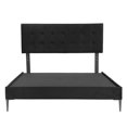 thumbnail image 2 of Box Base cama Slim King Size + Cabecera Bilbao Negro, 2 of 5