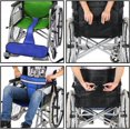 thumbnail image 3 of Cinturón de seguridad NQ para sillas de ruedas ajustable azul, 3 of 5