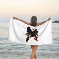thumbnail image 3 of Toalla de playa divertida de la campaña electoral 2024 de Donald Trump con águila, toallas de baño de microfibra, manta de playa suave para desfiles, natación, yoga, mujeres y hombres, 3 of 4