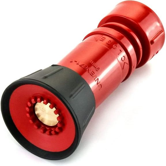 Fire Hose Nozzle, 1" Heavy Duty NPSH/NPT Thermoplastic Constant Flow Fog Nozzle, Fire Equipment