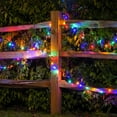 thumbnail image 3 of Solar String Lights for Outside,Copper Wire Solar Fairy Lights 8 Modes Waterproof Outdoor String Lights for Christmas Party Patio Garden Decoration(Multicolor-16FT-50LED), 3 of 6
