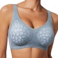 thumbnail image 5 of Aofany Bras for Women Wireless Full Figure Comfort Minimizer No Wire Plus Size Bra Full Coverage Wirefree Comfy Wide Strap Lifting Up Minimizering Comfortable Womens Bras, 30B/C-38B/C, 5 of 5