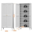 thumbnail image 4 of HUAXRON 64" Metal Garage Storage Cabinets with 4 Adjustable Shelves, Steel Utility Storage Cabinets for Home,Office,  Assemble Required, 4 of 10