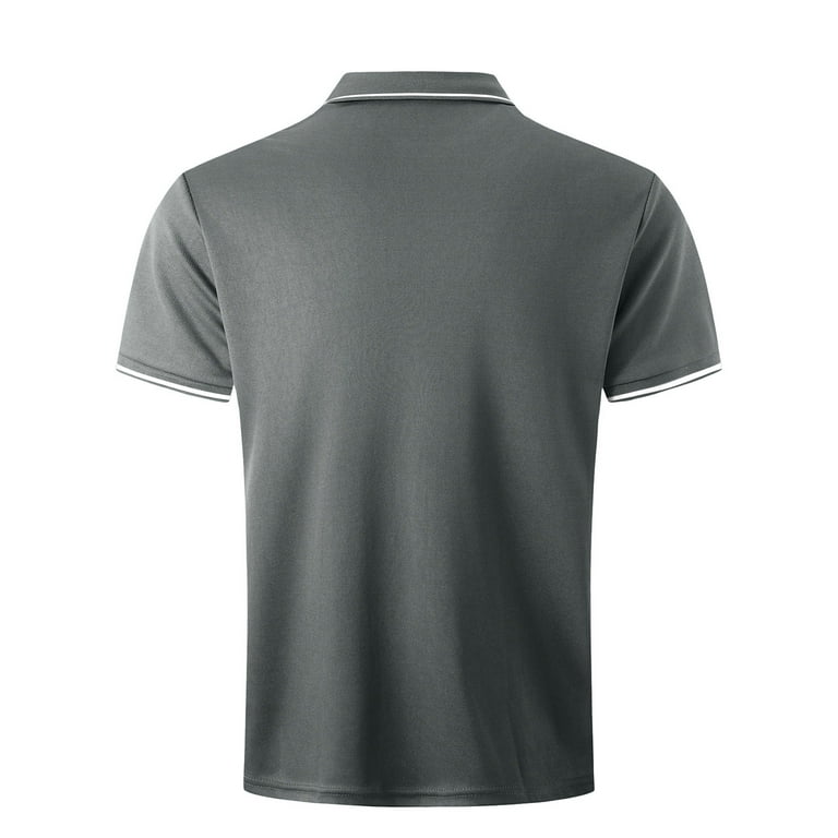 【最安値挑戦】 UVEASISHA Mens Golf Quarter Zip,Men's Short Sleeve Zipper トップス
