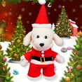 thumbnail image 3 of Greeniant Invierno frío Navidad Mascotas Ropa Engrosada Cómodo Traje de Papá Noel Ropa de dibujos animados para el hogar Interior Exterior Xl Type2 NO2, 3 of 6