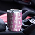thumbnail image 4 of 30oz Cute Cartoon Poodle Dogs Tumblers Stainless Steel Tumbler with Lid and Straw,Vacuum Insulated Double Wall Travel Tumbler Cups Mug with Cleaning Brush for Coffee,Tea, 4 of 7