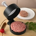 thumbnail image 2 of Burger Patty Maker - Adjustable Press for 1/4-3/4 Lb Patties, Spring-Loaded for Even Compression, 2 of 4