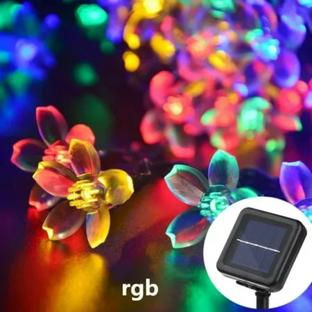 

PNGXQON Ideal for decorating patio garden party Xmas these waterproof solar bee string lights have 100 LED bulbs spread over a 10M long string. With 8 modes to choose from these outdoor