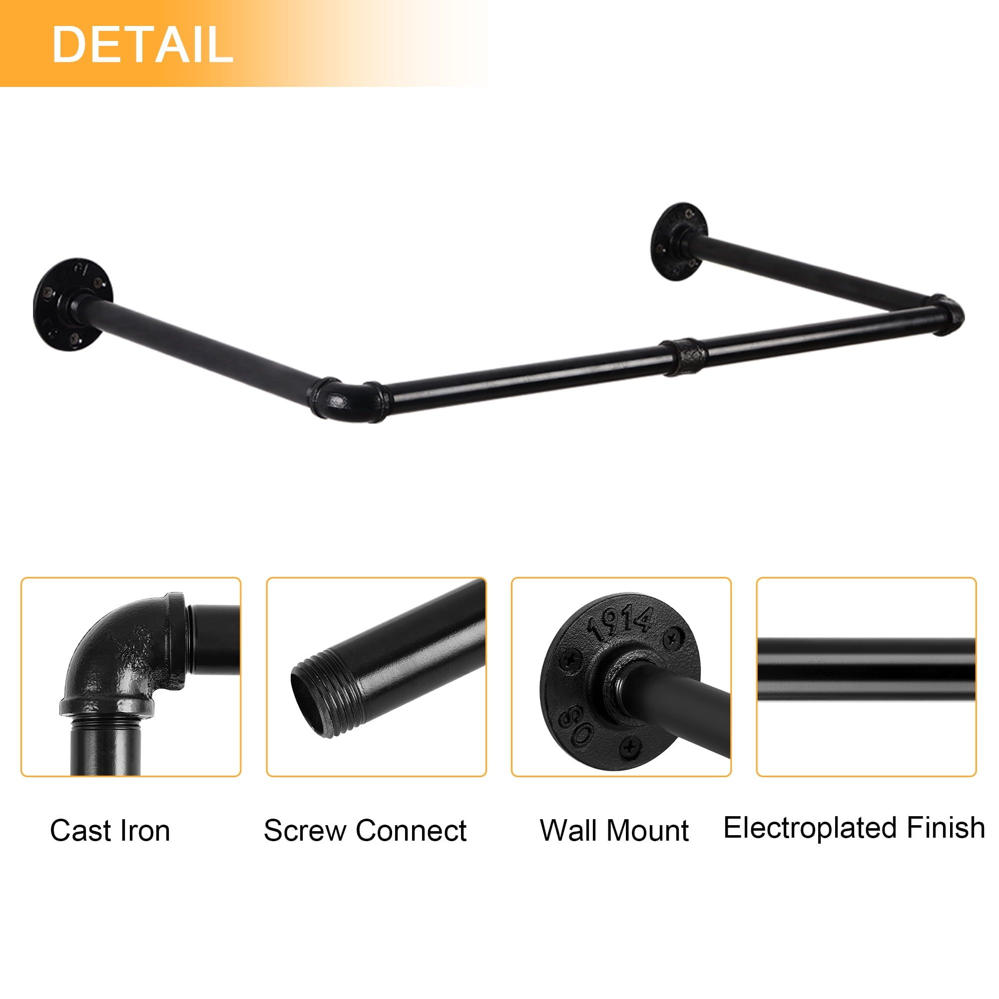 2 wall Hangers, Hangers, Hanging rails, Clothes Drying Rods