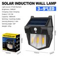 thumbnail image 2 of Lámpara de pared solar para jardín al aire libre, luz de tungsteno impermeable por inducción (9LED), 2 of 5