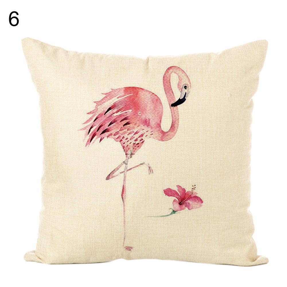 flamingo pillow case