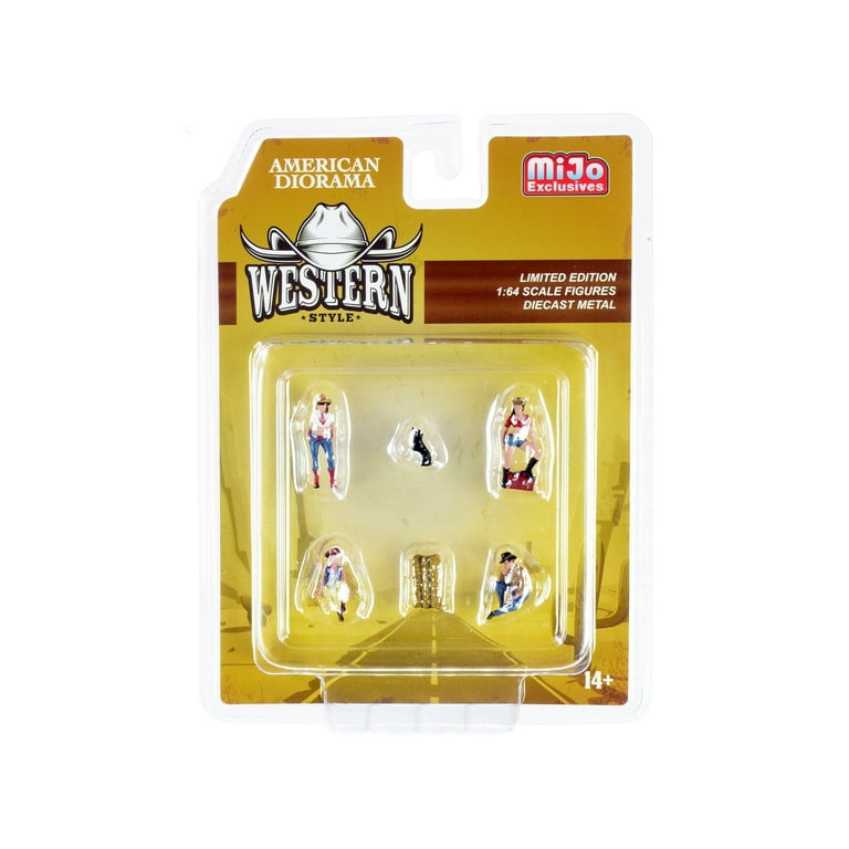 ☆1/64 Cocodake Diorama Plate H Set American Diorama 76485 1-64 Scale Western Style Diecast