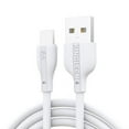 thumbnail image 2 of KINGLEEN Insignia 1m (3.3 ft.) Braided Lightning to USB-A Cable - Moon White, 2 of 5