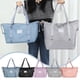 thumbnail image 1 of Bolso de viaje extensible grande con manga de troleley y bolsillo húmedo - Bolsa de mano para mujer de gimnasio de 43 cm - Rosa, azul, negro, gris morado, 1 of 8