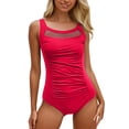 thumbnail image 1 of Womens Swimsuits Tankini Bathing Suit for Swimming Suits for U Back Tankinis Swimwear for Women Red, 1 of 4