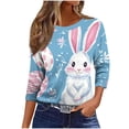 thumbnail image 7 of Holiday Fashion Shirts Easter Gifts for Women Ladies Casual Daily Wear Lightweight Comfortable Easter Party Holiday Outfits, 7 of 7