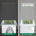thumbnail image 6 of Allesin Zen No Drill No Tools Top Down Bottom Up Cellular Shades,Blackout Cordless Window Blinds for Indoor Windows,Easy to Install Honeycomb Blinds,White(Blackout) 24" Wx36 H, 6 of 7