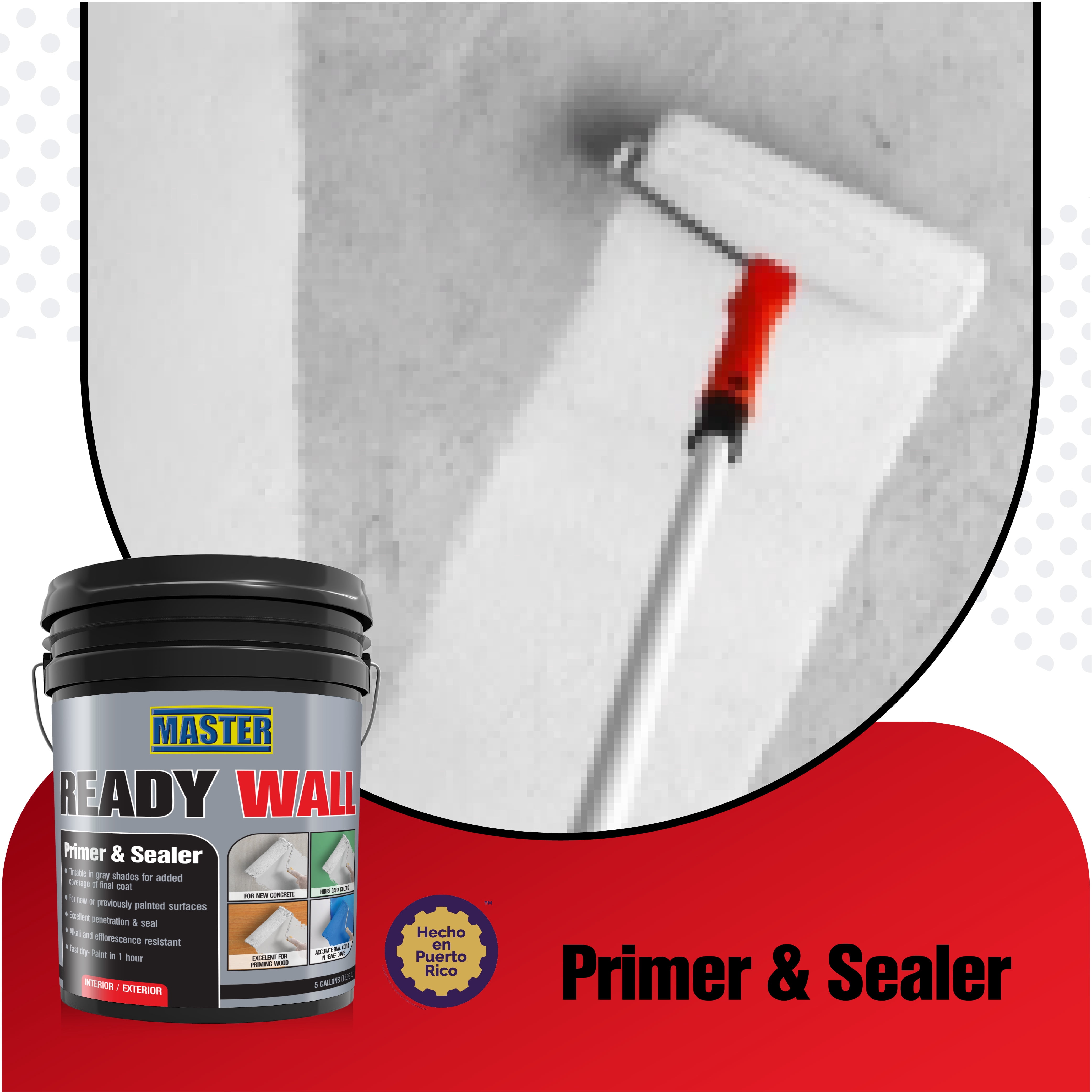 Master Paints Ready Wall Primer and Sealer 5Gl