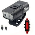 thumbnail image 1 of Bike Lights, Bike Light Set USB Rechargeable Bicycle Light Waterproof Front Light Cycling Tale Light Black, 1 of 8