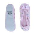 thumbnail image 3 of CTM  Floral Embroidered Terry Ballerina Slipper House Shoe (Women), 3 of 5