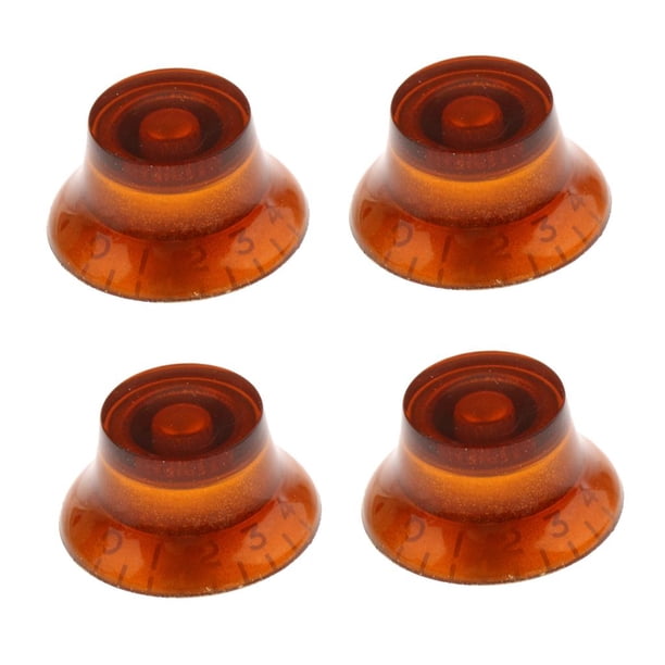 4 Piezas Perillas De Control De De Guitarra Top Hat Exquisita Ajustable Informática